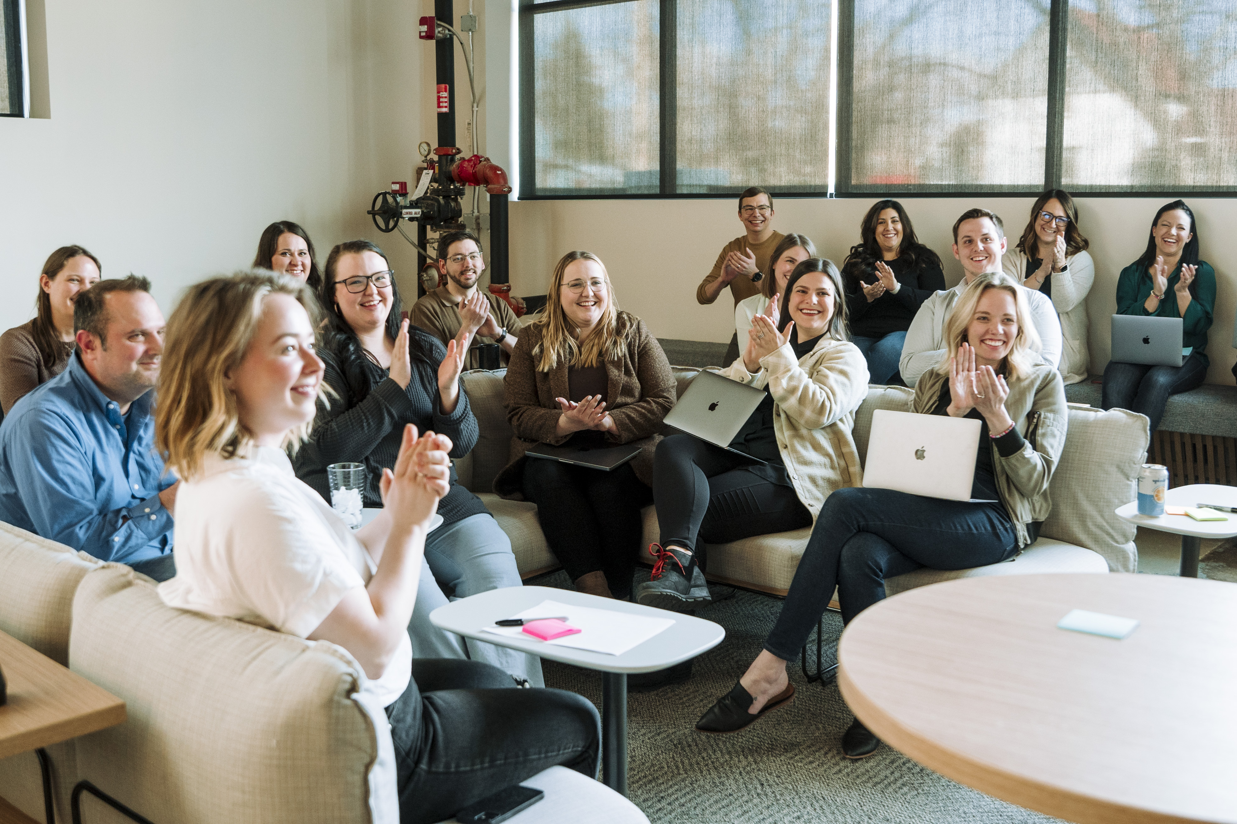 Lemonly and Click Rain team members together in a meeting