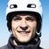 Mike wearing a helmet