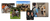 Collage showing Reagan turkey hunting with family and working in student media production at SDSU