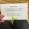 Image of the cards that our CEO, John, passed out to everyone. Text on the card reads, "The choice is yours: You may keep your clue secret or put competition aside. But, there may be a treat for the first to arrive!"
