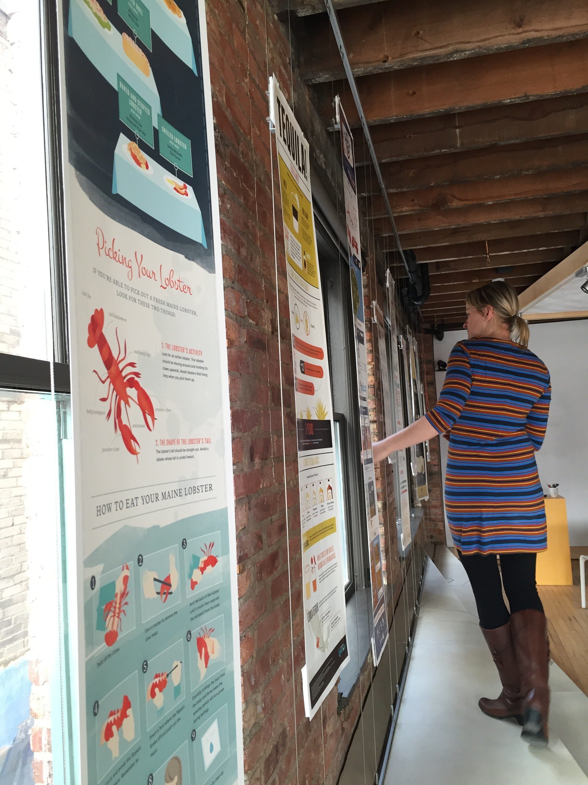 woman viewing Lemonly gallery