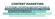 Image defines content marketing in blue highlighted text. Text reads: "Content marketing is a strategic marketing approach focused on creating and distributing valuable, relevant, and consistent content to attract and retain a clearly defined audience and, ultimately, to dive profitable customer action."