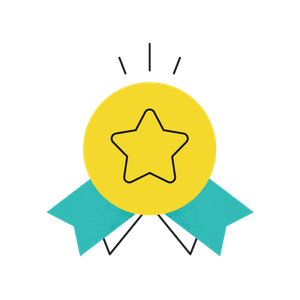 Elevated team pride icon