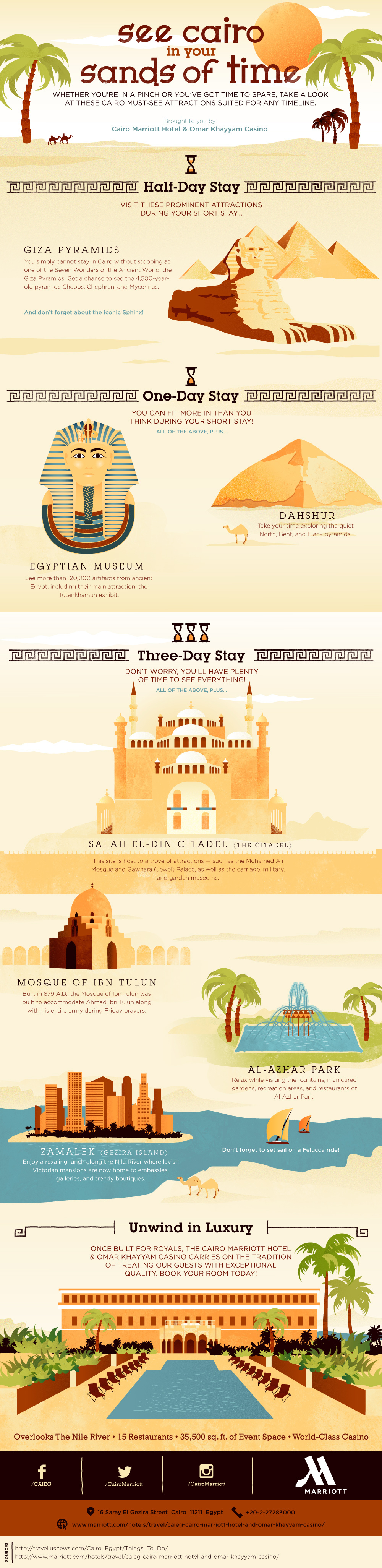 Famous Landmarks in Cairo - Marriott