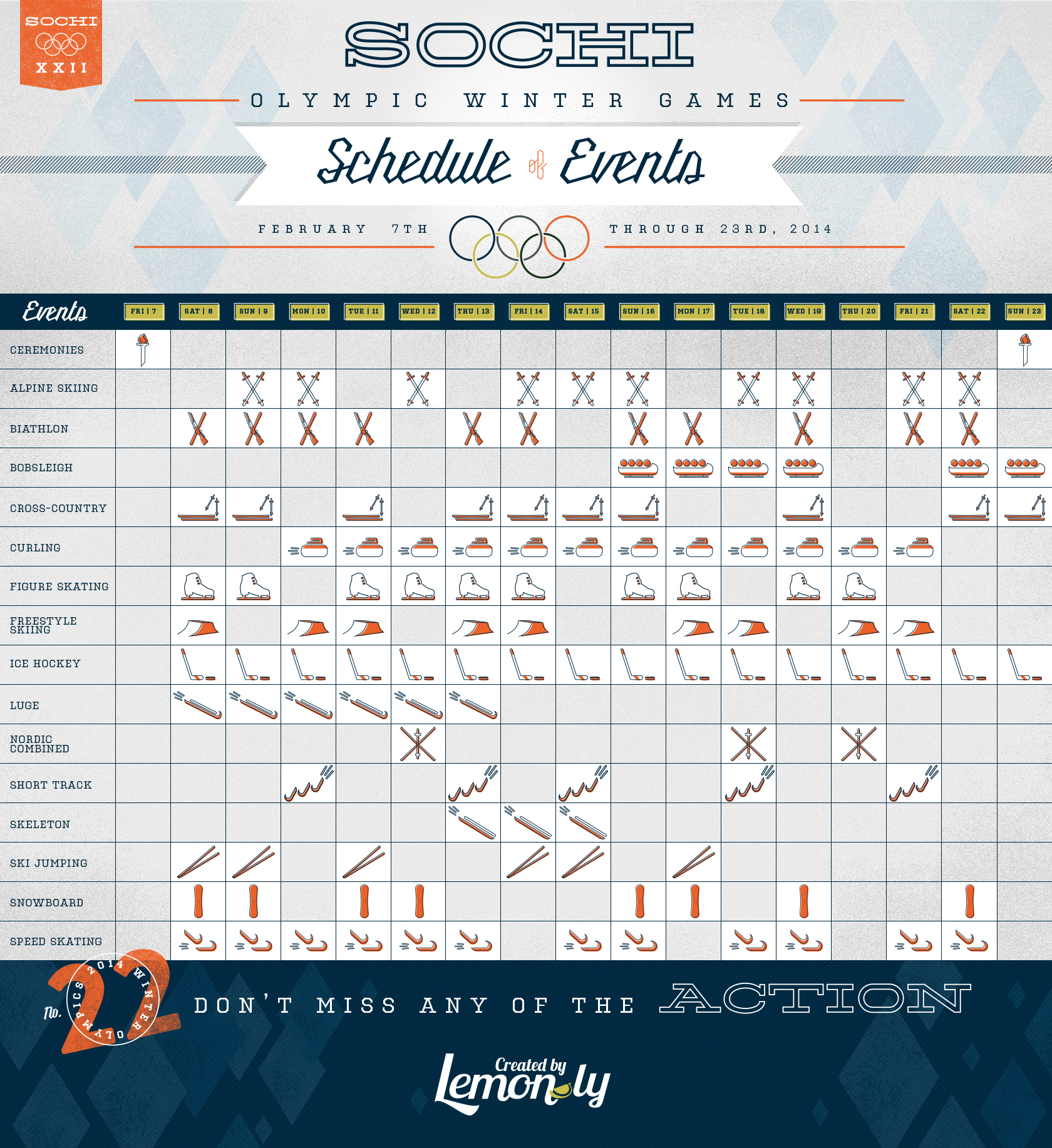 Sochi 2014 Winter Olympics Schedule - Lemonly