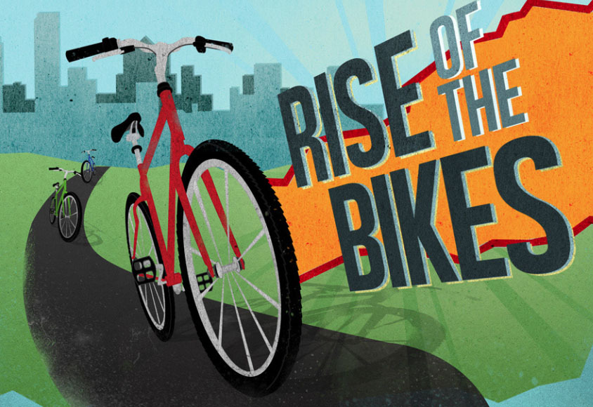Rise of the Bikes: A Bicycle Commuting Infographic | Lemonly